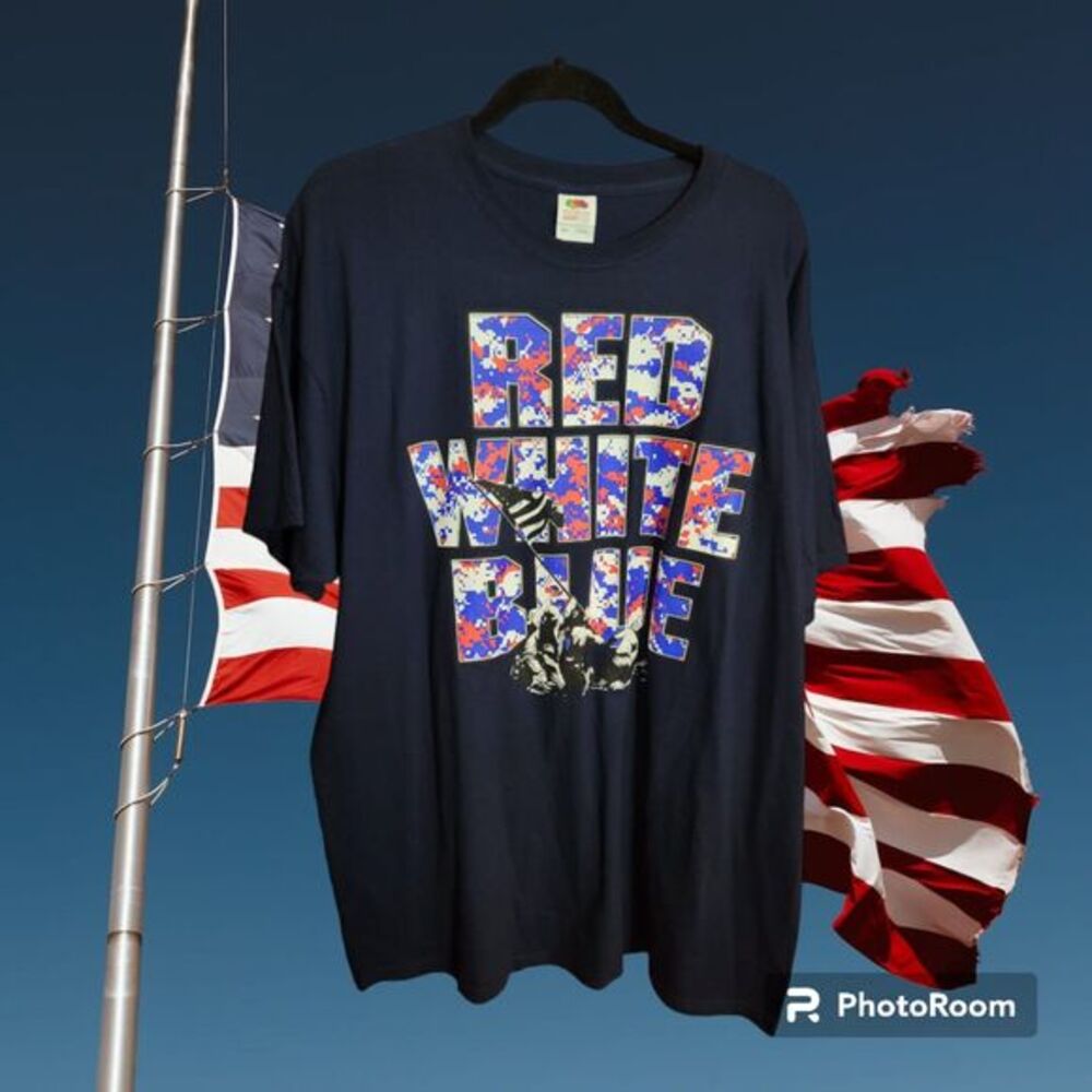 Red White Blue Men's‎ Size 2XL - Fruit of the Loom (Q74)
